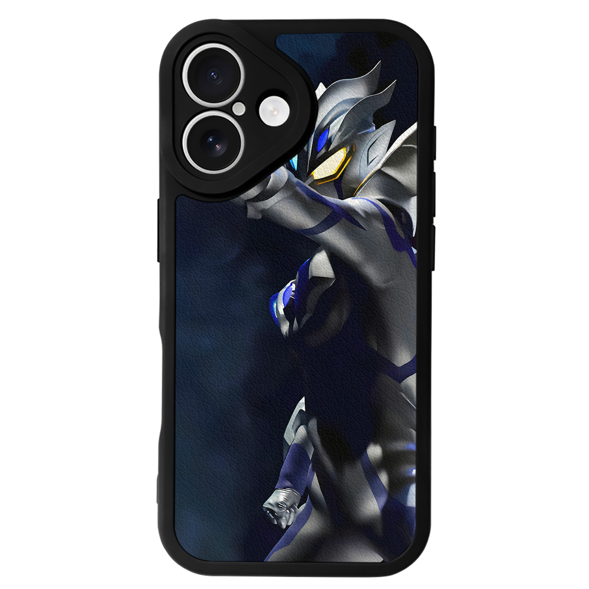 （画像用） ウルトラマン Ultraman 【iPhone 16シリーズ対応】シリコンスマホケース（レザー調） 材質：シリコン
